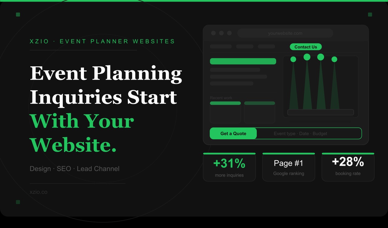 Not Getting Enough Event Planning Inquiries? Turn Your Website Into a Consistent Lead Channel